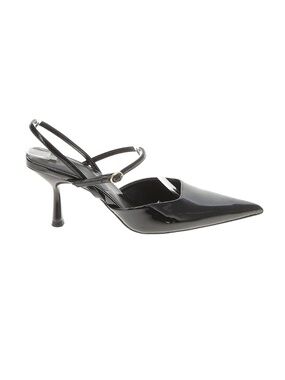 Zara Glossy Black Women's Heels, Size 36